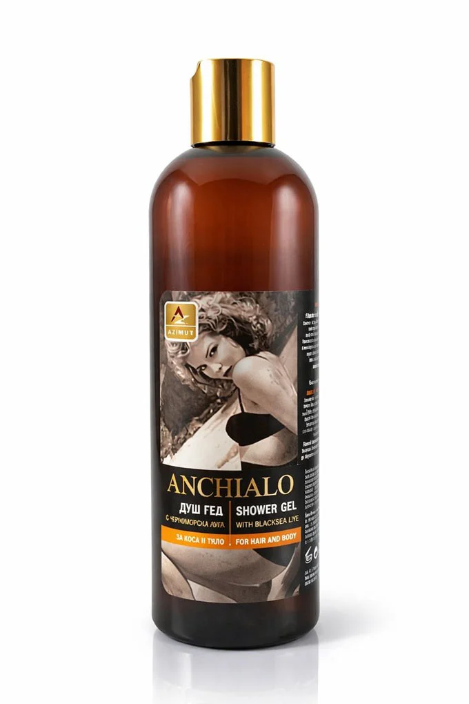 Душ гел за коса и тяло с черноморска луга ANCHIALO, 350 мл