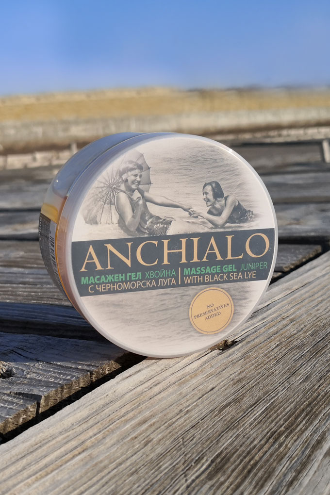 Масажен гел от черноморска луга с хвойна ANCHIALO, 300 гр
