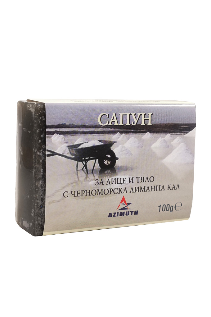 Сапун за лице и тяло с черноморска лиманна кал, 100 гр, AZIMUTH / АЗИМУТ